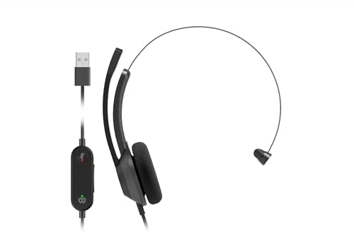 Cisco 321 Headset: Premium USB Wired Single On-Ear – Front View