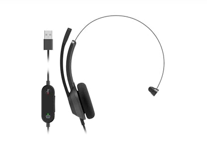 Cisco 321 Headset: Premium USB Wired Single On-Ear – Front View
