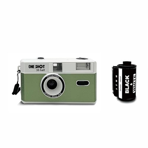1 Shot Point and Shoot 35mm Film Camera Reusable Retro Half – Front View