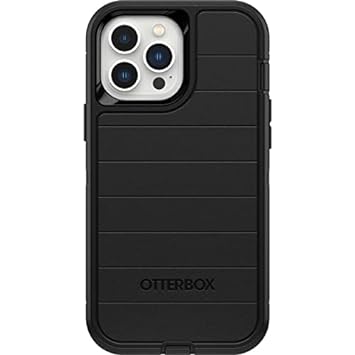 OTTERBOX Defender Series SCREENLESS Edition Case for iPhone 13 Pro Max & iPhone 12 Pro Max (Defender Pro Series, Black)