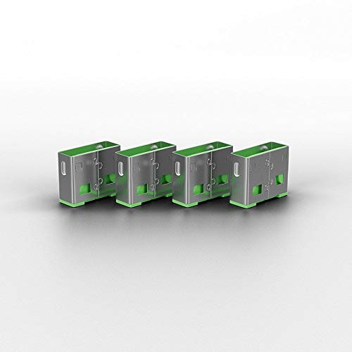 Lindy USB Port Blocker: Pack of 4 – Side View