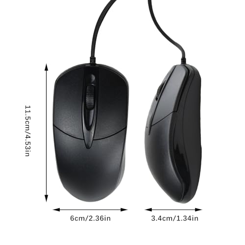Heated Mouse: Flylin USB Heated Computer Mouse 1600DPI – Close-up Detail