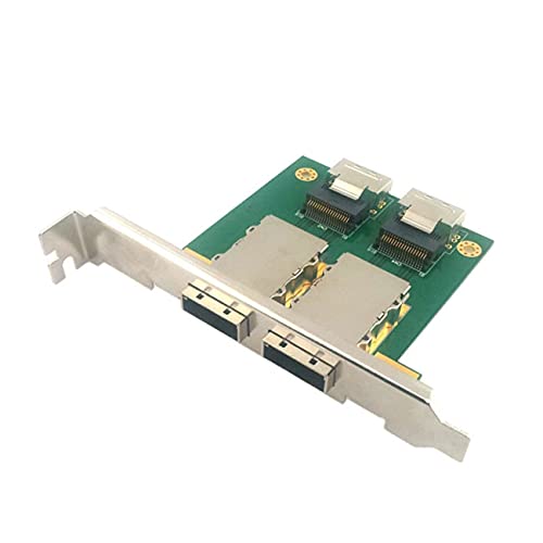 SAS SFF-8088: NFHK Dual Ports Mini SAS SFF-8088 to SAS – Front View