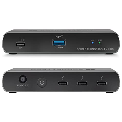 Sonnet Echo: Sonnet Echo 5 Thunderbolt 4 Hub – Front View