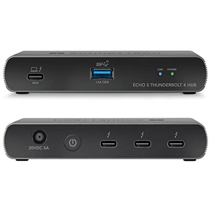 Sonnet Echo: Sonnet Echo 5 Thunderbolt 4 Hub – Front View