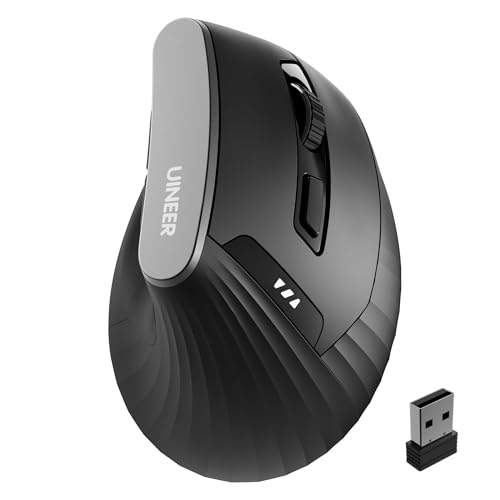 Mouse Uineer: Uineer Vertical Mouse Wireless 2.4G – Front View