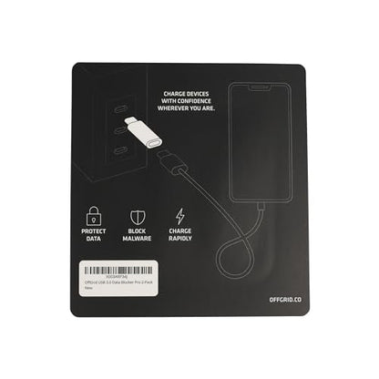 Data Blocker: OFFGRID USB Data Blocker Pro Type-C 3.0 2-Pack – Side View