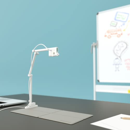 OKIOLABS OKIOCAM S Plus 5MP: 2-in-1 Document Camera & Webcam – Side View