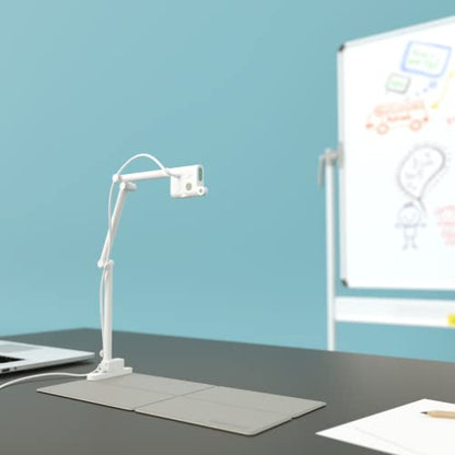 OKIOLABS OKIOCAM S Plus 5MP: 2-in-1 Document Camera & Webcam – Side View