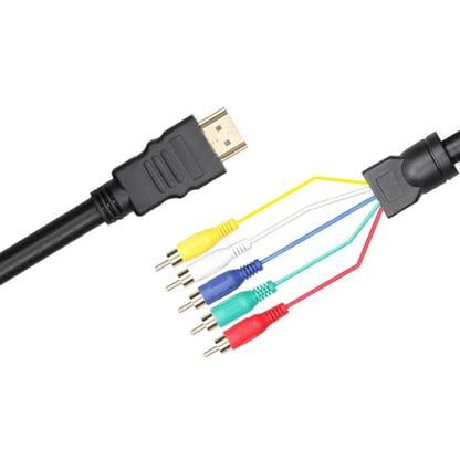 HDMI to RCA Cable Male: Nightwolf 5 Ft 1.5M – Close-up Detail