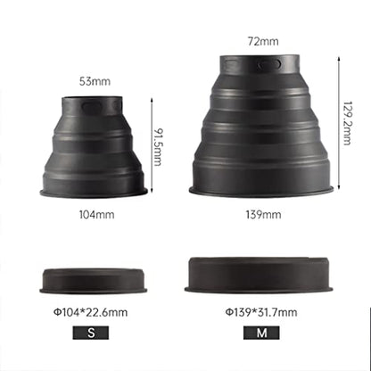 FEICHAO Universal Len-s Folding Hood Anti-Reflective – In Use