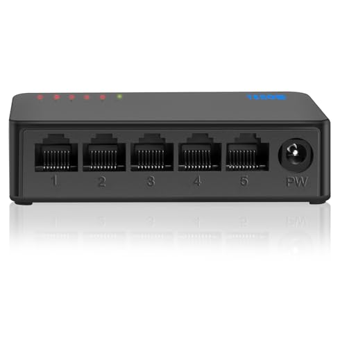 TEROW 5 Port Gigabit Unmanaged Network Switch – Feature Highlight