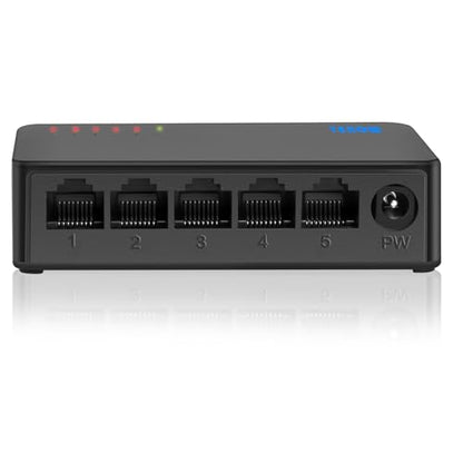 TEROW 5 Port Gigabit Unmanaged Network Switch – Feature Highlight