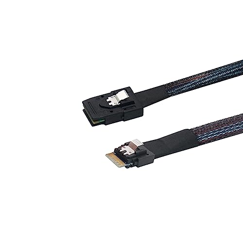 SFF-8654: Heretom 2PCS SFF-8654 to SFF-8087 Slim Line SAS – Close-up Detail