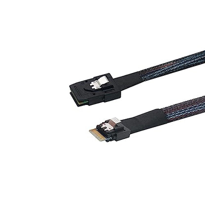 SFF-8654: Heretom 2PCS SFF-8654 to SFF-8087 Slim Line SAS – Close-up Detail