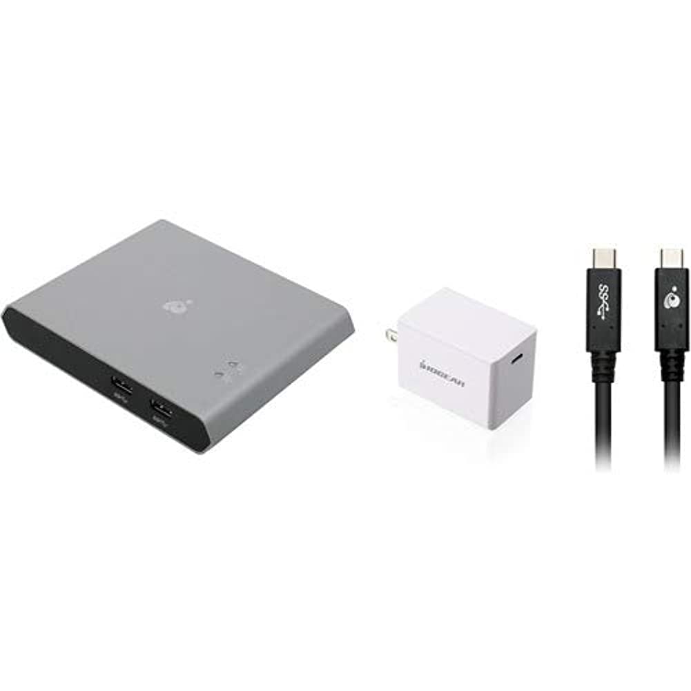 2-Port USB-C Kvm W/Power Kit