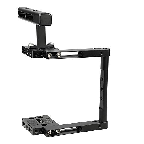 CAMVATE Basic Camera Cage Rig with Top Handle Universal Use – Size Reference