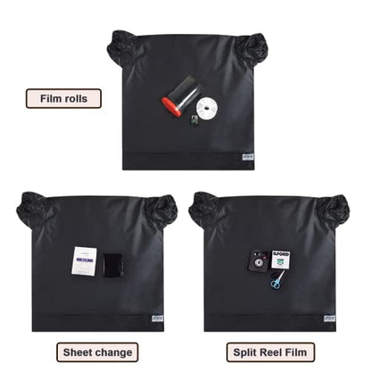 Darkroom Equipment eTone Film Changing Bag Camera Dedicated – In Use