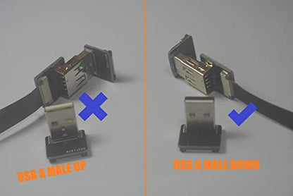 Micro USB Male 90 Degree Angled – In Use