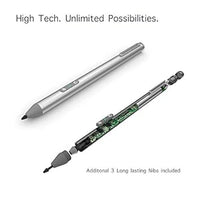 USI Stylus Pen for Chromebook 4096 Levels Pressure, Rechargeable Active Digital Pen Compatible with HP, ASUS Chromebook C436, Lenovo Chromebook, Palm Rejection with 3 Extra Pen Tips