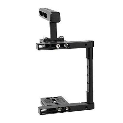 CAMVATE Basic Camera Cage Rig with Top Handle Universal Use – Feature Highlight