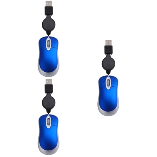 Mouse Wired: Hemobllo 3-Pcs Mini Mouse for Laptop – Size Reference