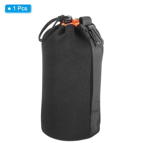 PATIKIL Camera Lens Bag: 1 Pcs 3.7" ID x 9.8" H Drawstring – Close-up Detail