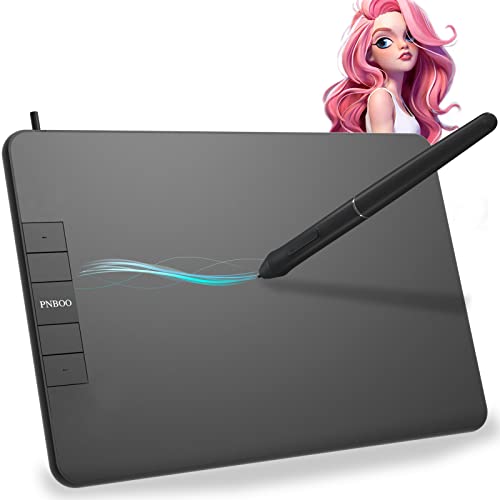 PNBOO PN640: Professional Drawing Tablet 8192 Pressure – Front View