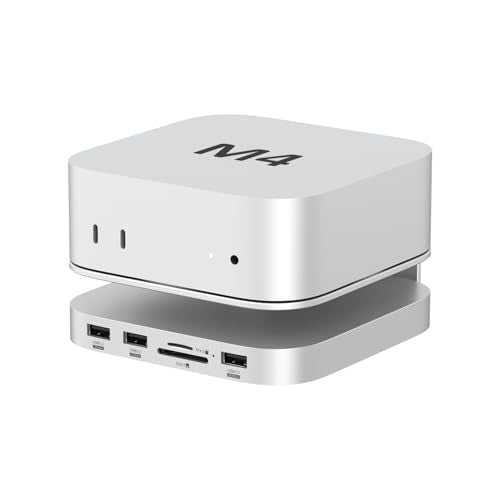 Mac Akyyajaure Hub: 9-in-1 Aluminum Stand and Dock for Mac – Additional Angle