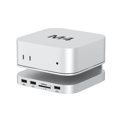 Mac Akyyajaure Hub: 9-in-1 Aluminum Stand and Dock for Mac – Additional Angle