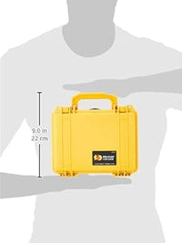 Pelican 1150 Case with Foam for Camera (Yellow)
