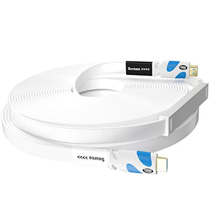 Cable Postta: Postta Flat HDMI 2.0 Cable 75 Feet – Side View