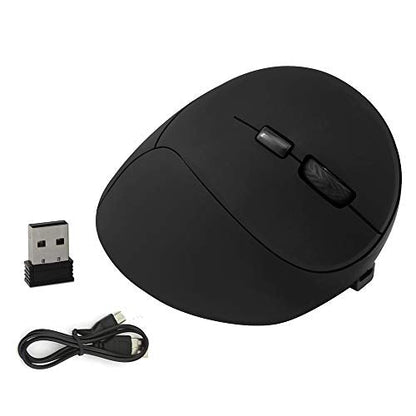 Digiskyjoy Ergonomic Vertical Wireless Rechargeable Mouse – Side View