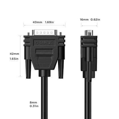Juxinice D-Sub 26 Pin Double Shielded Cable – In Use