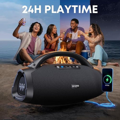 330W PEAK Loudest Boom Box: 7.5" Subwoofer/2.1Ch/IPX7 – Packaging
