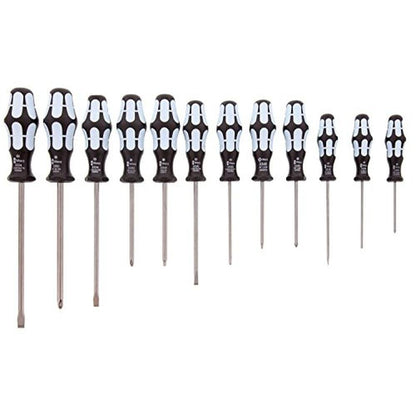 3334 Screwdriver: Premium 12-Piece Set Stainless – Front View