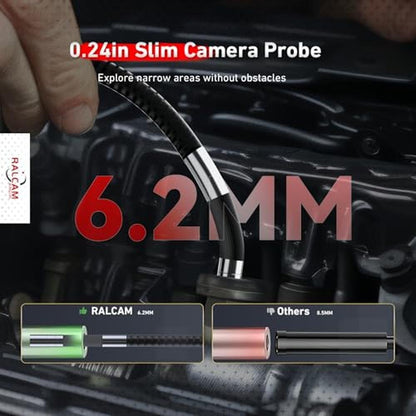Camera Way: 4-Way 360 Articulating Borescope Joystick 5 HD – In Use