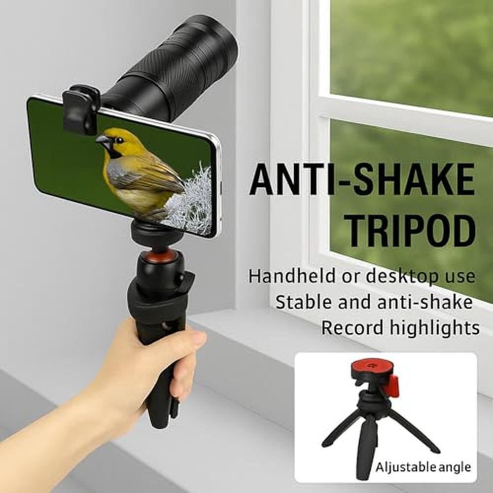 40x Telephoto Lens: 2-in-1 Mobile Phone Camera Lens Kit – Close-up Detail