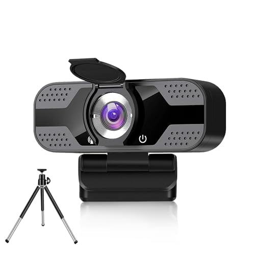 Tripod Jinpei: Jinpei JW-05B 2K QHD Webcam with Tripod – Front View