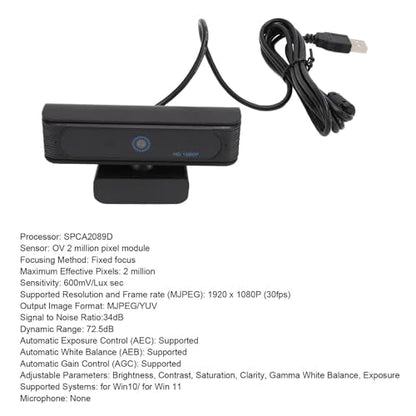 Zopsc 4K Webcam: Zopsc Camera with IR Facial Recognition – Close-up Detail