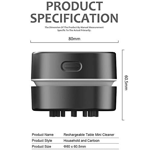 ODISTAR Desktop Vacuum Cleaner – Side View