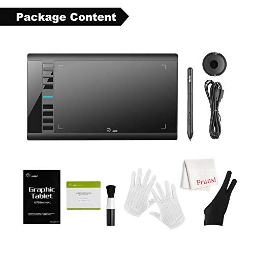 Tablet Graphics: UGEE M708 10x6 Inch Large Drawing Tablet – Size Reference