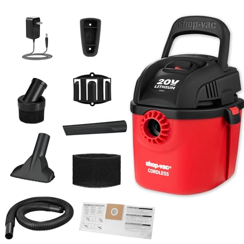 Vacuum Shop: Wet Dry Cordless Vacuum Cleaner 8.0 Peak Kpa – Front View