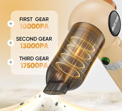 Car Auxtur: AUXTUR Handheld Vacuum Cleaner Cordless 18000PA – Close-up Detail