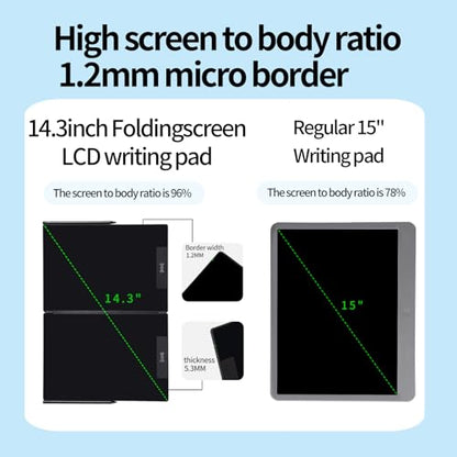Amoretti Sonnet: 14.3inch Foldable Writing Tablet – Additional Angle