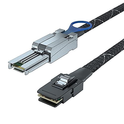 SFF Cable: SFF-8088 to SFF-8087 Mini SAS Cable – Front View