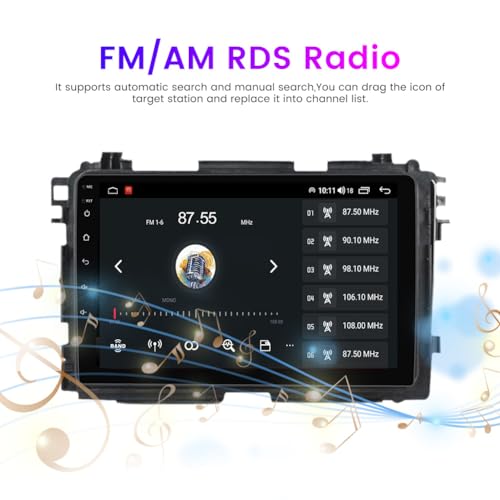 Android 13 Car Stereo Double Din for Honda Vezel HR-V HRV – In Use