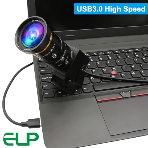 ELP 4K 60fps USB3.0 Webcam: ELP-USB4KCAM30H-CFV 5-50mm Lens – Close-up Detail