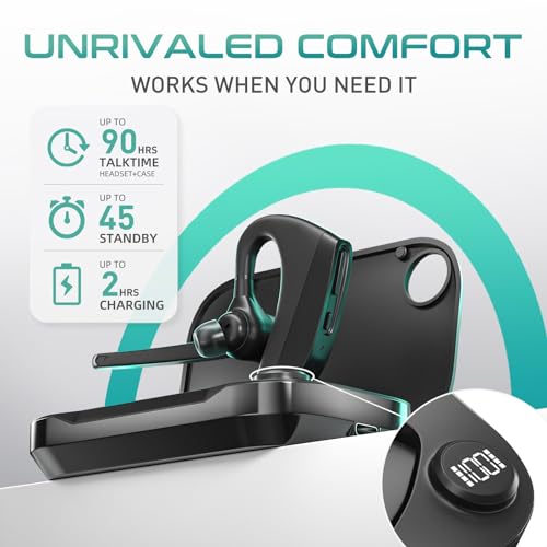 Work Bluetooth Headset: Wireless Earpiece with 450mAh – Packaging