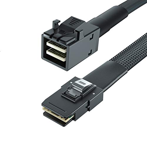 SFF Internal: 2-Pack Mini SAS HD Cable 0.8m SFF-8643 to – Side View